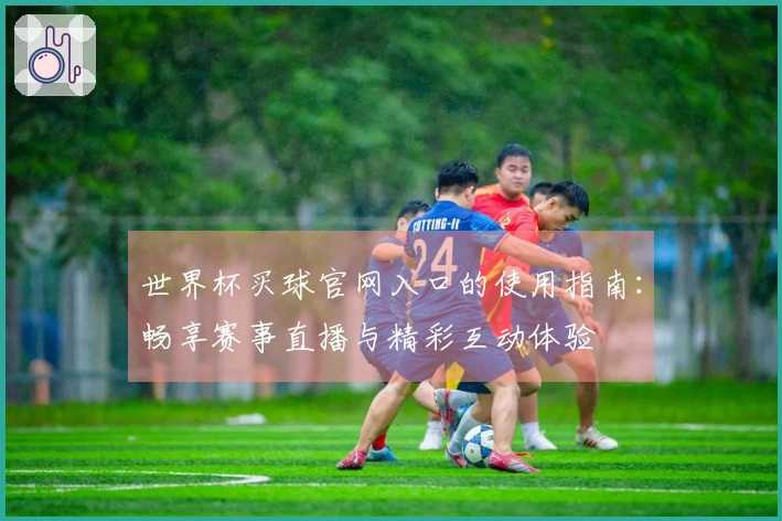 世界杯买球官网入口的使用指南：畅享赛事直播与精彩互动体验